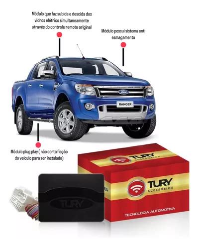 M Dulo Subida De Vidro Plug Play Ford Ranger Xls Frete Gr Tis