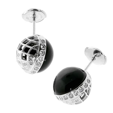 Carrera Y Carrera Onyx Diamond Gold Earrings Jewelry Black Jewelry