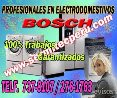 Servicio Tecnico De Lavadoras Y Secadoras Bosch Lima Surquillo En Lima