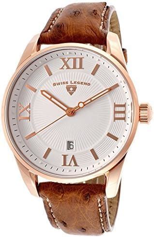 Amazon co jp スイスレジェンド Swiss Legend Bellezza White Textured Dial Brown