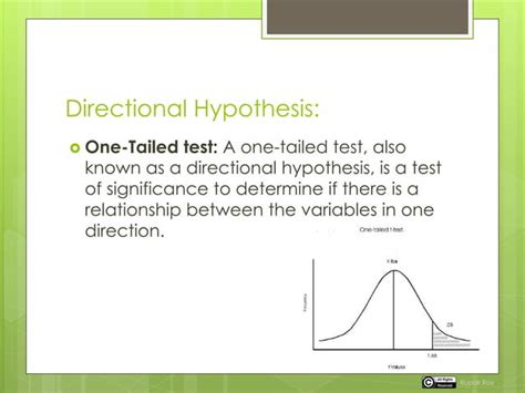 Directional Hypothesis testing | PPT | Free Download