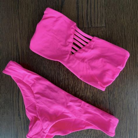 Pink Bikini Size Xs Amazing Fit Depop