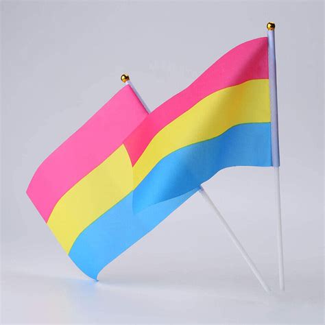 10pcs New Small Lgbt Hand Flag Rainbow Gay Pride Flag Hand Held Mini