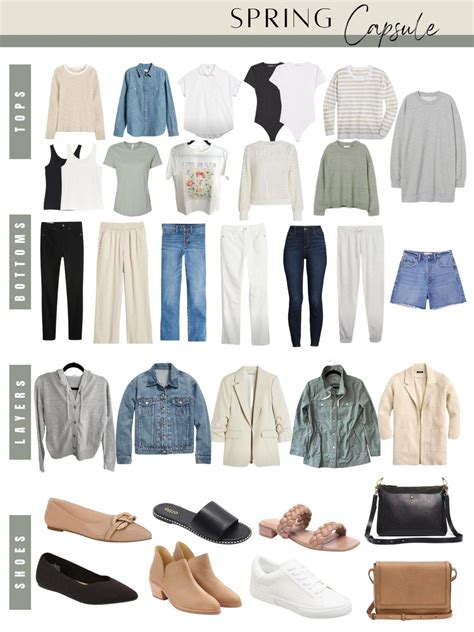 Spring Capsule Wardrobe Clothed In Grace Capsule Wardrobe Casual