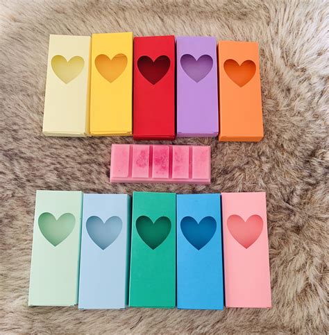 Pack Of 10 Snap Bar Wax Melt Boxes Etsy Uk