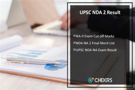 Upsc Nda Result Na Ii Cut Off Marks Merit List Upsc Gov In