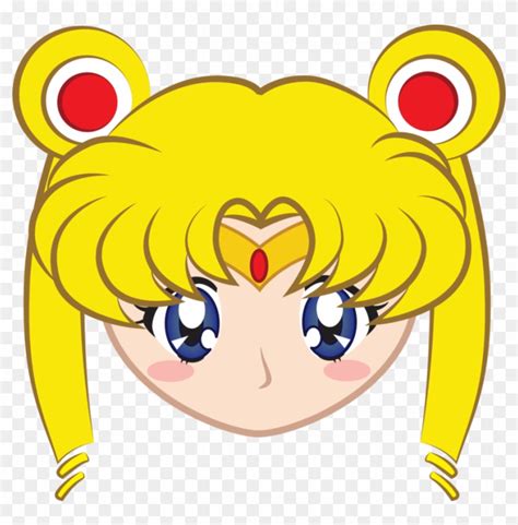 Sailor Moon Sticker By Crafterofmanythings Sailor Moon Chibi Head