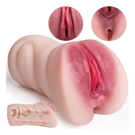 Masturbador Masculino Silicona Realista Vagina Y Anal Env O Gratis