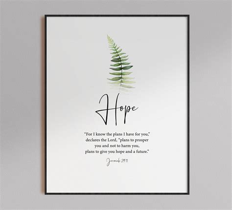 Faith Hope Love Print Set Of Jeremiah John Bible Verse Wall Art