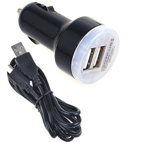 Pkpower Car Dc Adapter Usb Charging Cable For Uniden Bc125at Bc75xlt