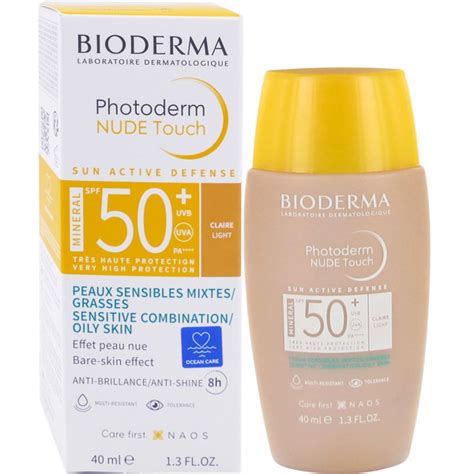 BIODERMA PHOTODERM NUDE TOUCH SPF50 40ML TEINTE CLAIRE