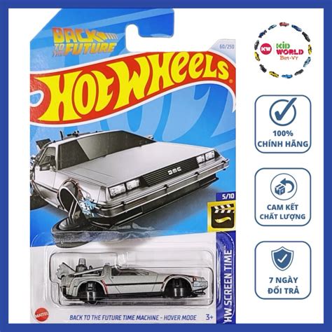 Xe M H Nh Hot Wheels Basic Back To The Future Time Machine Hover Mode Htb Shopee Vi T Nam