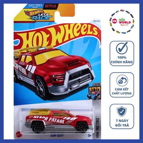 Xe M H Nh Hot Wheels Basic C U Ho Surf Duty Htd Shopee Vi T Nam