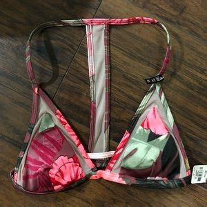 Pink Victoria S Secret Swim Pink Pushup Triangle Bikini Top Poshmark