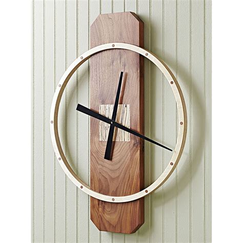 Big Time Wall Clock Woodworking Plan Build This 30 Tall Contemporary