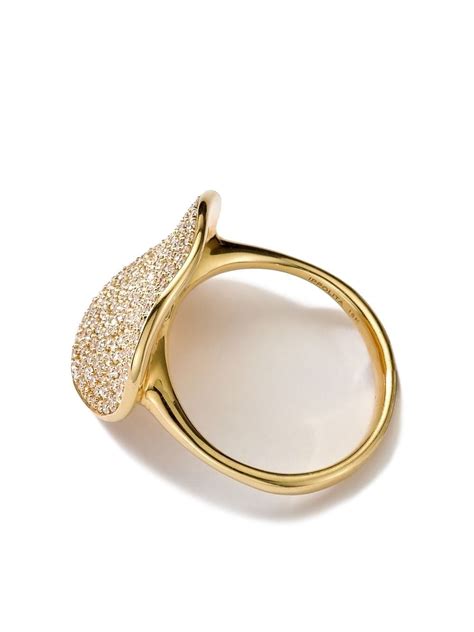 Ippolita Stardust 18k Yellow Gold Diamond Medium Flower Ring ModeSens