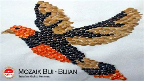 mozaik biji bijian