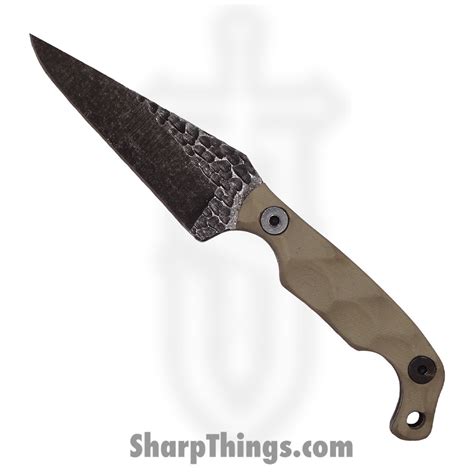 Stroup Knives Mini Tan G Mini Edc Fixed Blade Knife G