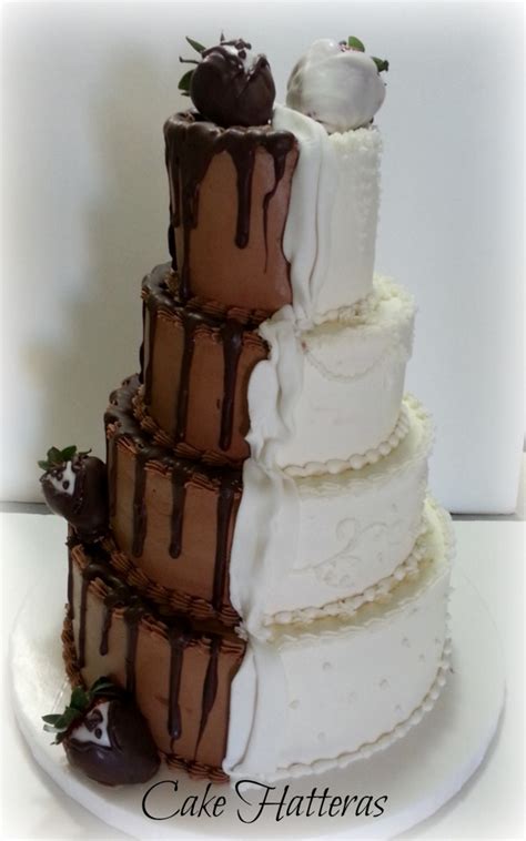 Bride And Grooms Wedding Cake