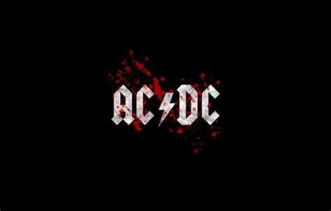 Wallpaper music, black, logo, rock, rock, ac/dc, hard-rock images for ...