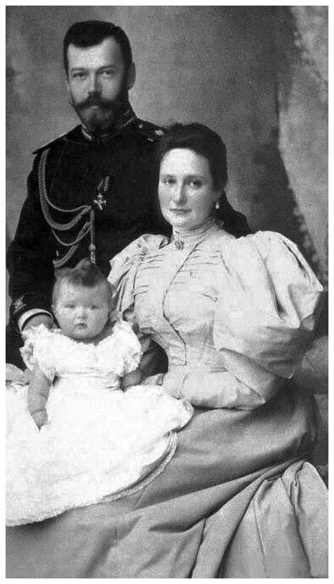 Nicholas And Alexandra With Little Grand Duchess Olga Grand Duchess Olga Tsar Nicholas Tsar