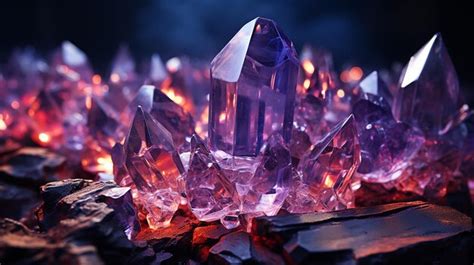 Premium Photo | Magical Crystals in Excellent Perspective