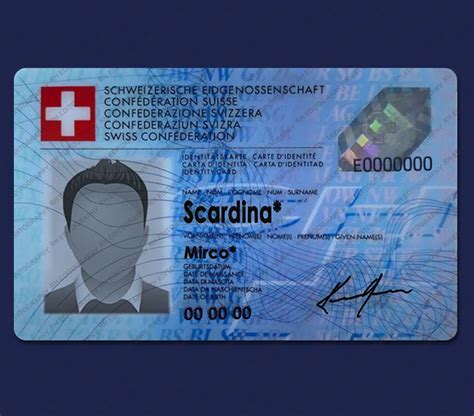 Swiss Id Card Psd Template Rh Editography