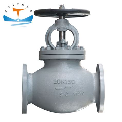 JIS F7305 F7353 7311 Pn16 40 Marine Cast Iron Cast Steel Globe Valve