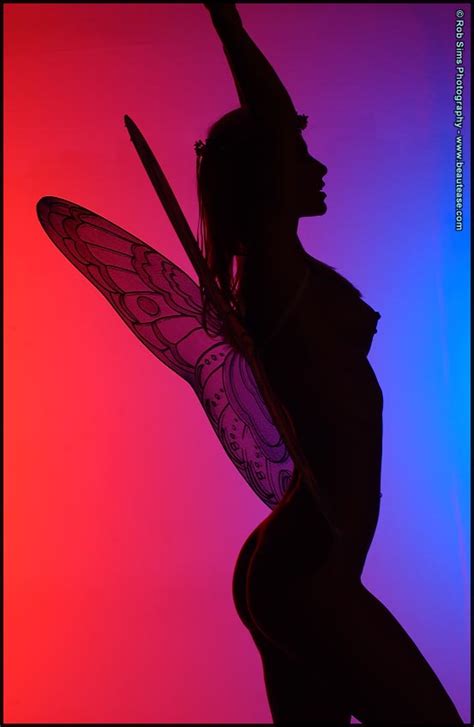 Hot Blonde Dalia Tate Goes Topless While Wearing Butterfly Wings And A