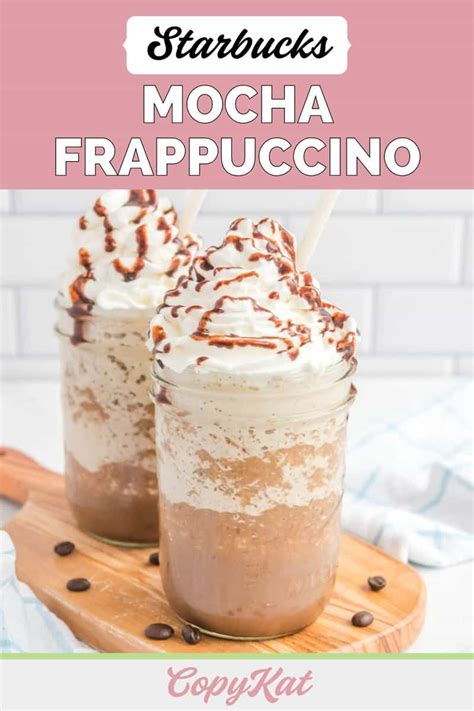 Starbucks Mocha Frappuccino Copykat Recipes