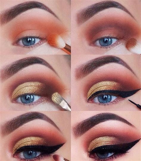 Easy Eye Makeup Tutorial For Beginners Step By Step Ideas Eyebrow