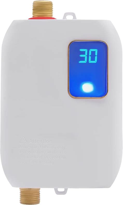 YIPONYT Mini Water Heater 110V Instant Electric Tankless Hot Water Heater Electric Hot Water