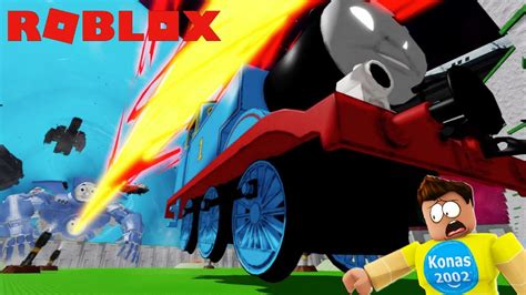 Roblox Thomas Exe And The Robot Destroyer Roblox Gameplay Konas2002 Youtube