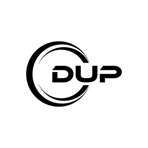 dup logo design inspiration   unique identity modern elegance