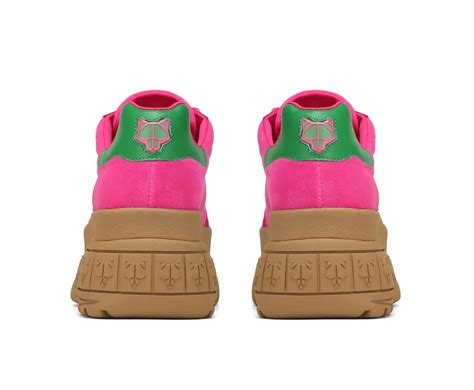 Giày Naked Wolfe Warrior Pink Velvet Authentic Shoes