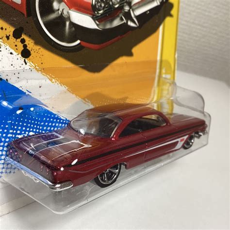 Yahoo オークション ホットウィール 61 シボレー インパラ 赤 Hot