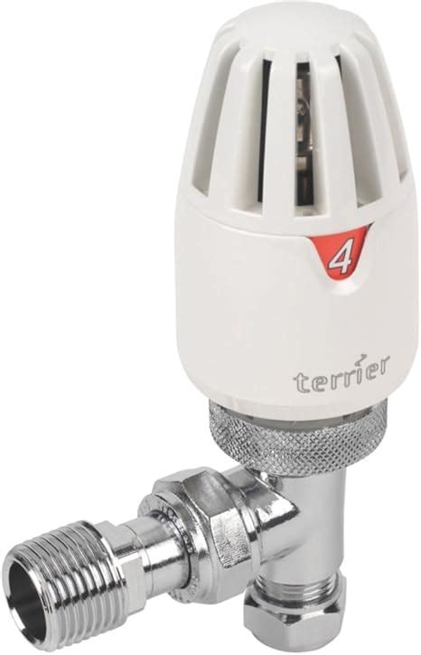 Pegler Terrier Ii White And Chrome Trv 10mm Angled Uk Diy And Tools