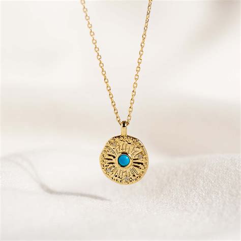 Gold Coin Necklace - Odina | Linjer Jewelry