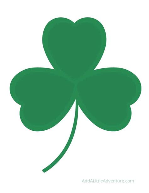 12 Free Printable Shamrock And Four Leaf Clover Templates