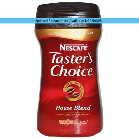 Nescafé, Taster's Choice, Instant Coffee, House Blend, 7 oz (198 g) - iHerb