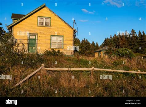 Fixer Upper House In Dildo Newfoundland Labrador Canada Stock Photo