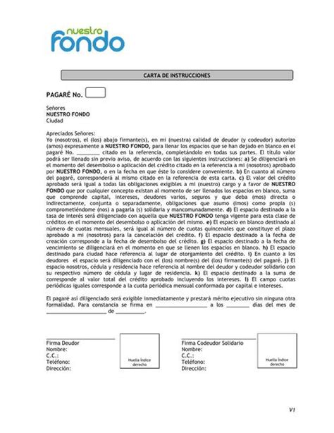 Carta De Instrucciones Modelo De Ejemplo Cartasyformatos Udocz