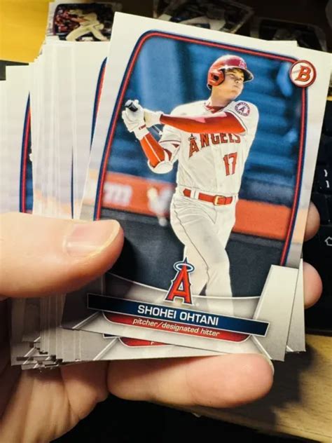 Shohei Ohtani Los Angeles Angels Bowman Baseballkarte Al Mvp