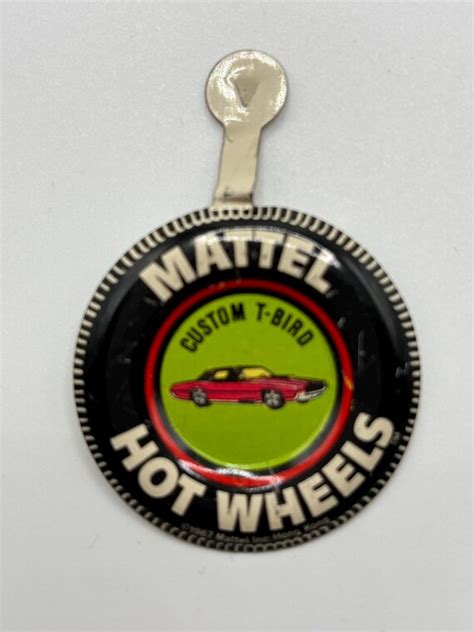 Vintage Mattel Hot Wheels Custom T Bird Badge Gem