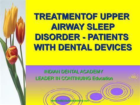 Upper Air Way Orthodontic Courses By Indian Dental Academy Ppt