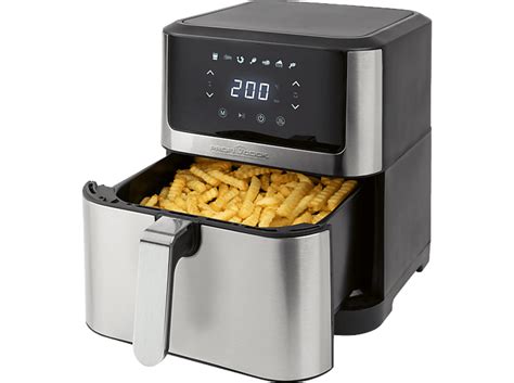 PROFI COOK PC-FR 1269 H Heißluftfritteuse (8 l, 1800 Watt, Silber ...