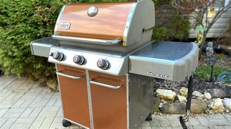 Weber Genesis II E 315 Copper 3 Burner Liquid Propane Gas Grill At