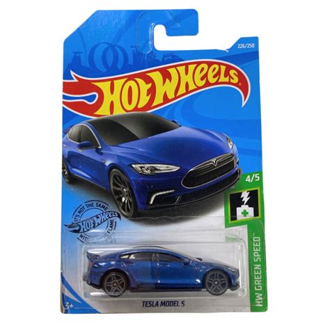 風火輪 Hot Wheels 特斯拉 Tesla Model S 第一代 藍色 電動車 模型 小汽車 汽車模型 蝦皮購物