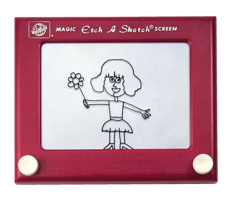 amazoncom etch  sketch aa original sketch  erase toy plastic