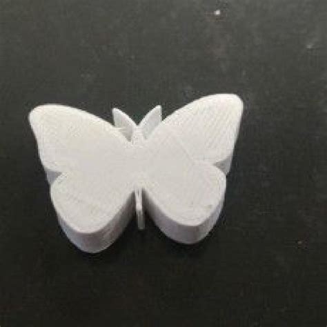 Borboleta 3d Para Imprimir - Imprimir STL Borboleta Modelo 3D - 56370